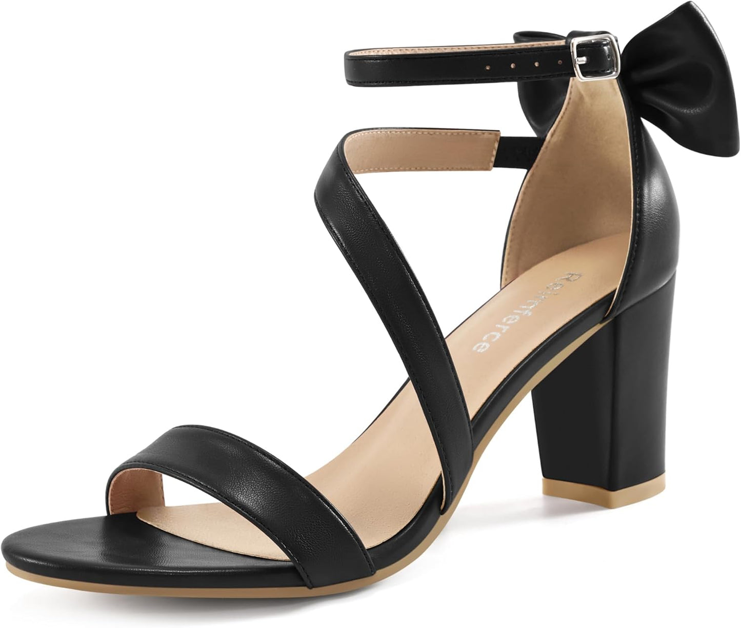 Chunky Heels for Women Wedding: Comfortable Bow Heel Sandals