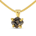 Genuine Raw Smoky Quartz Pendant Necklace - Everyday Birthstone Gift