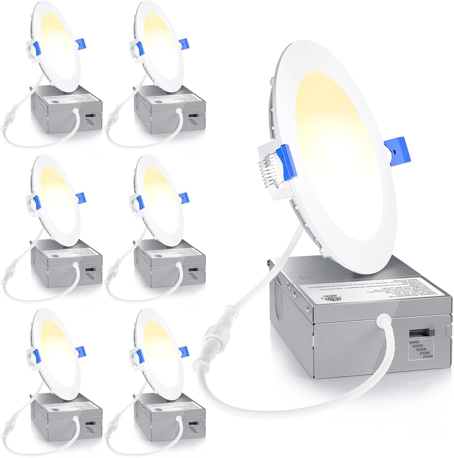 Ensenior 4 Inch LED Recessed Light - Dimmable & High Brightness