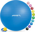 APEXUP Yoga & Pilates Ball - Heavy Duty Anti Slip Stability Ball