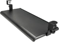 AdaptivErgo Clamp-On Keyboard Tray 30.7 in x 13 in - Space Saver