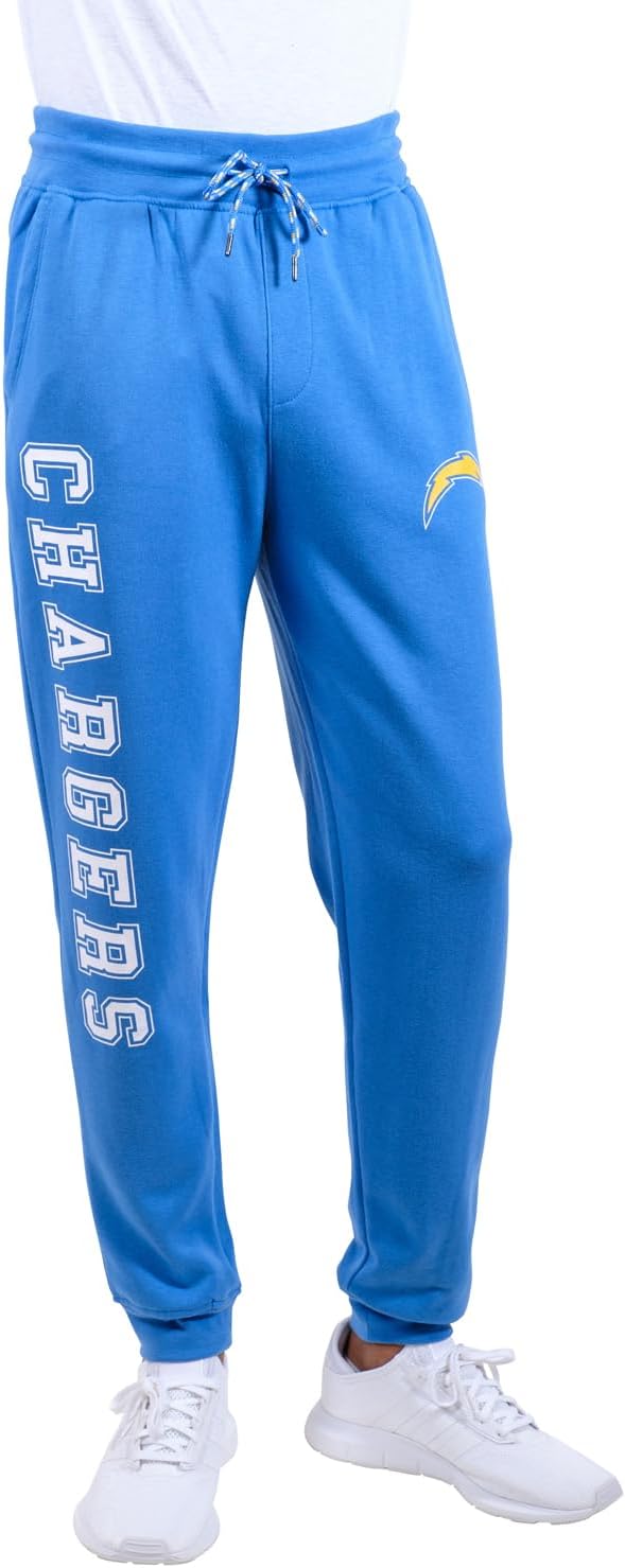 Ultra Game Men's NFL Official Active Super Soft Fleece Joggers
