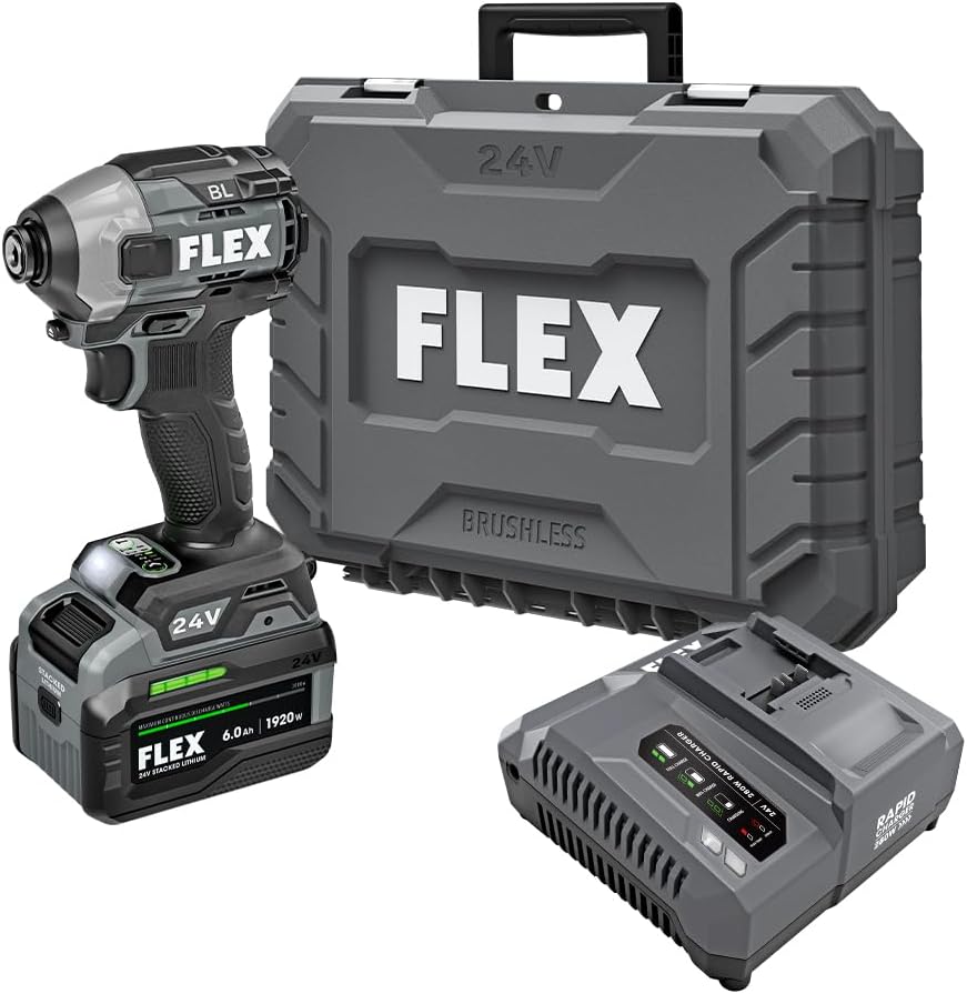 FLEX 24V Brushless Cordless Impact Driver with Multi-Mode Kit
