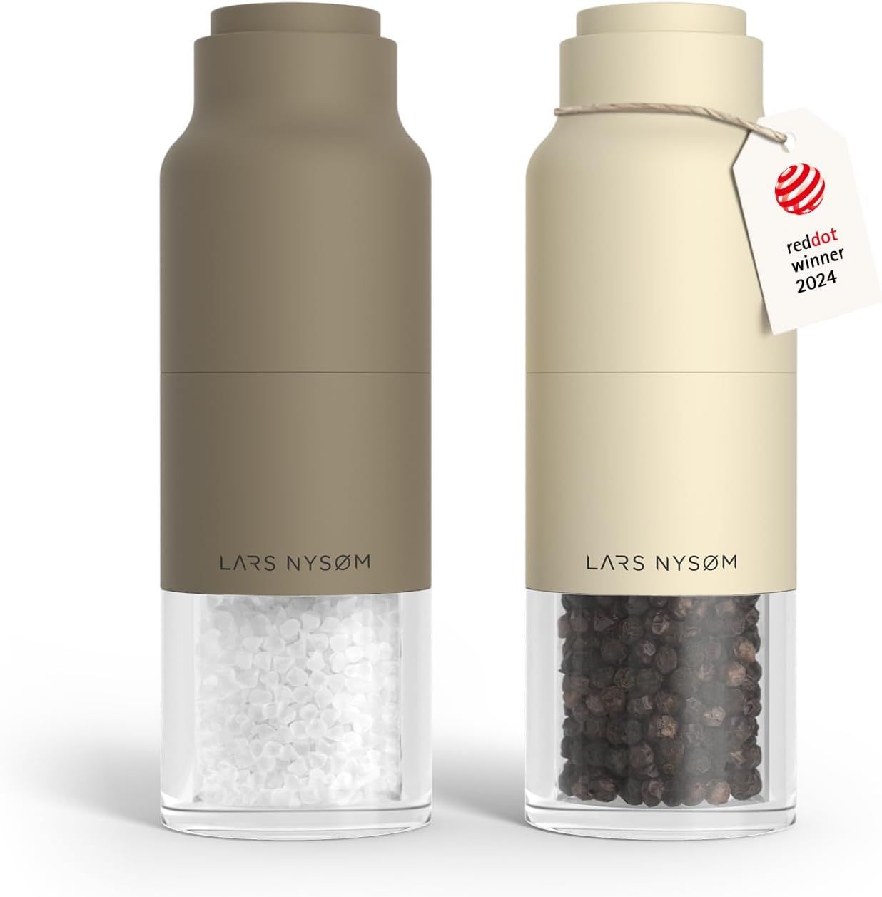 LARS NYSM Salt and Pepper Grinder Set for Stylish Cooking