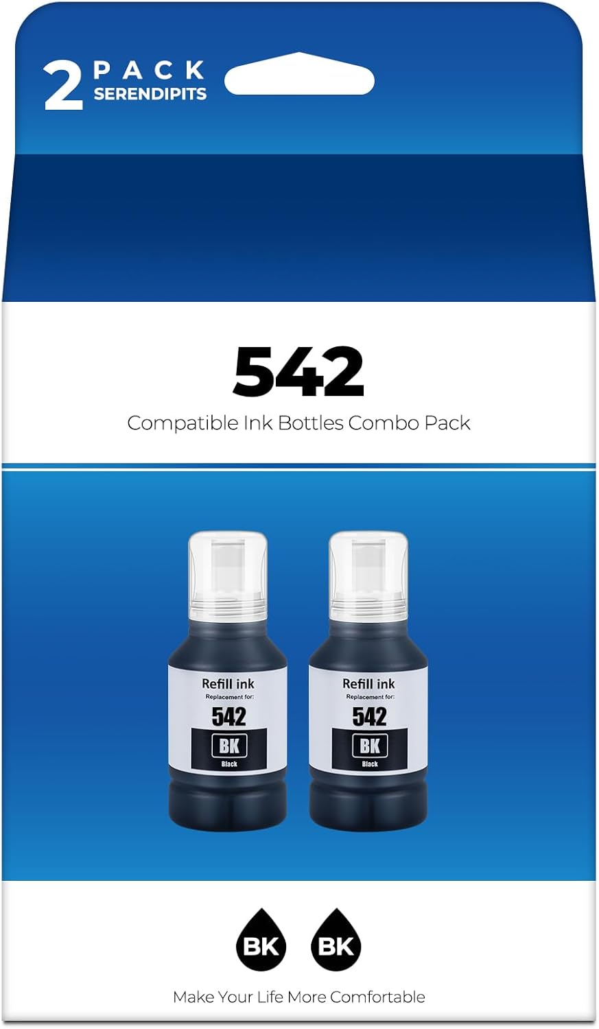 Epson 542 Black Ink Replacement Duo - SERENDIPITS