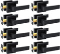 KAMOTA Passage Door Levers 8 Pack Matte Black - Durable Interior