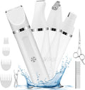4 in 1 Dog Grooming Kit Cordless Clippers - Quiet, Rechargeable