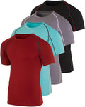 Men's Short Sleeve Compression T-Shirt 4 Pack - Base Layer Value