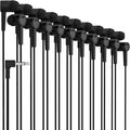 Maeline Bulk Earbuds 10 Pack Stereo Headphones - Classroom & Travel