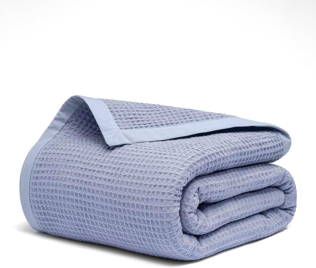 Salt Earth 100% Organic Cotton Throw Blanket for All Seasons