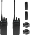 Motorola CP100D 2-Pack UHF Two Way Radio - Reliable 16-Channel Comms
