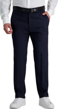 Men's Slim Fit Solid Performance Dress Pant - Comfortable Stretch flat