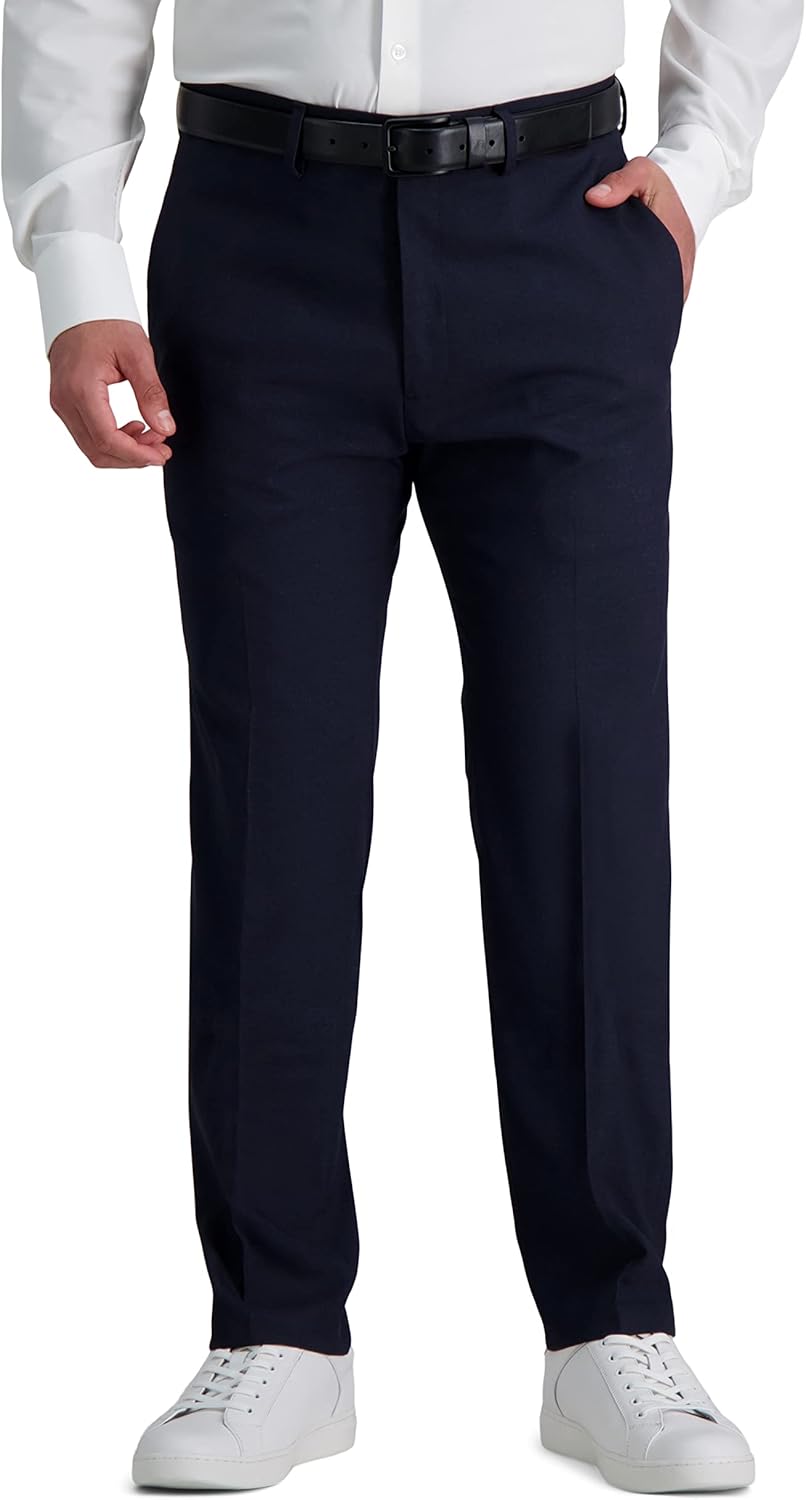 Kenneth Cole REACTION Men's Slim Fit Solid Performance Dress Pant