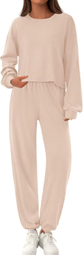 PRETTYGARDEN Womens Two Piece Lounge Sets 2025 Fall Airport Outfits
