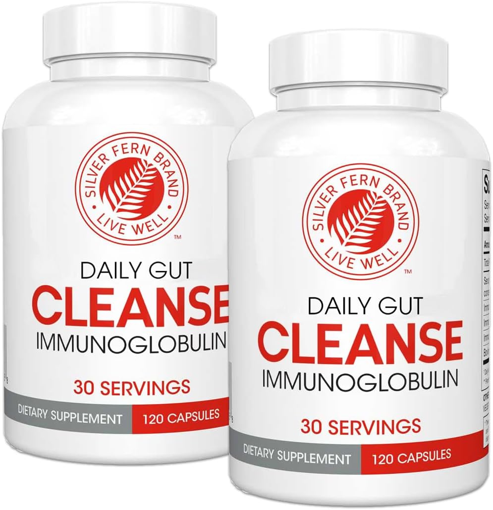 Silver Fern Cleanse Daily Gut Support - 240 Capsules for Health