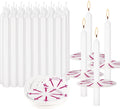 300Pack White Taper Candles by CAKETYCG for Ceremonies