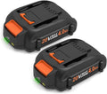 energup 2Pack 4.0Ah WA3525 Replacement for Worx 20V Batteries