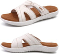 KuaiLu Women's Retro Orthotic Slides for Chic Comfort