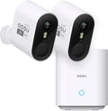 AOSU Security Cameras Wireless Outdoor Home System - True 2K, 240-Day
