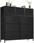 OLIXIS Dresser for Bedroom with 9 Fabric Drawers - Space-Saving
