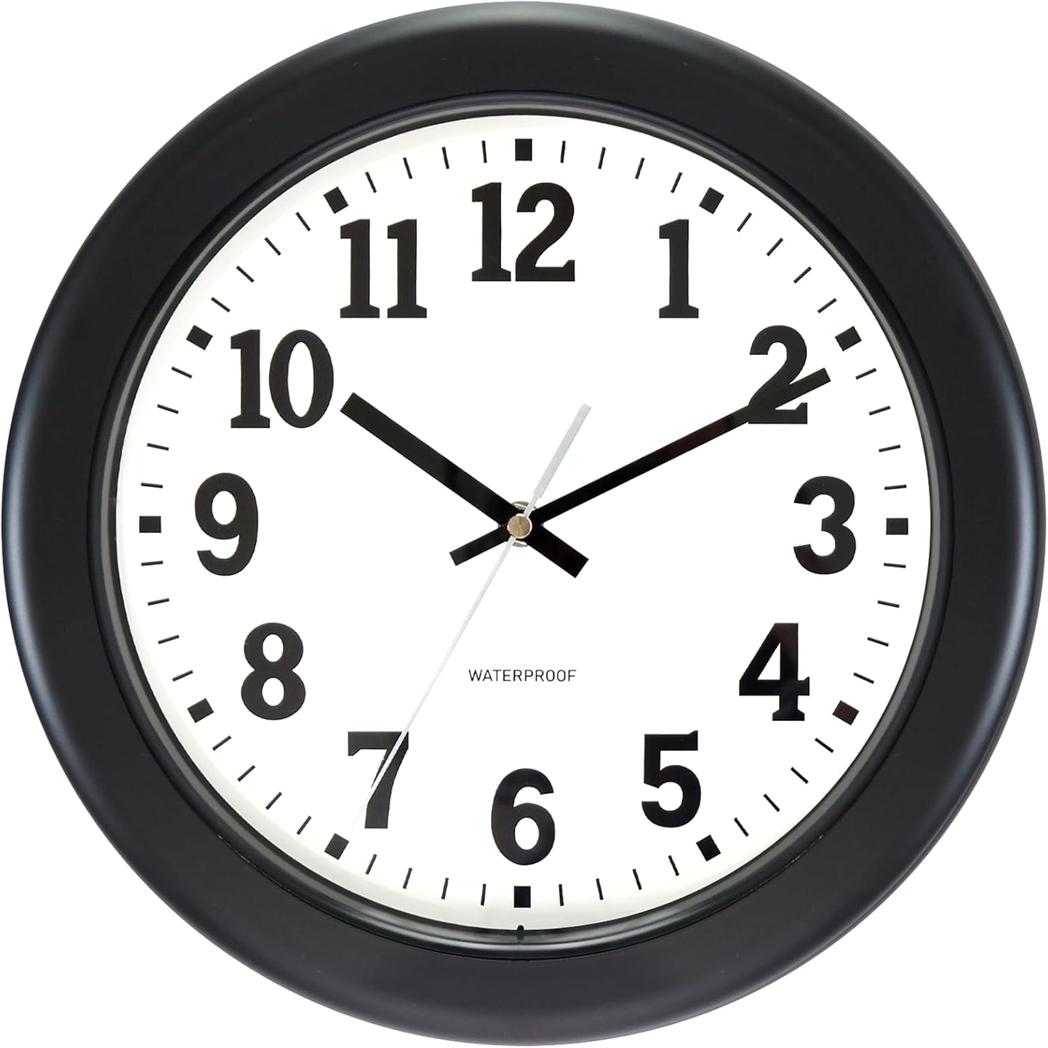 Caysie 12 Inch Waterproof Clock for Indoor and Outdoor Use