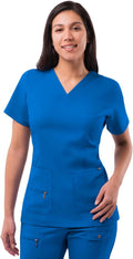 Elevated V-Neck Scrub Top for Women - Professional Comfort