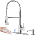 Touchless Kitchen Faucet with Pull Down Sprayer - Smart Motion Sensor