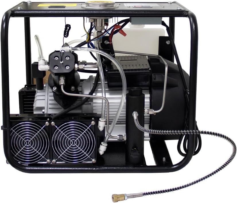 HPDMC Electric Air Compressor: 4500 psi High Pressure, Auto Stop, Digital Display