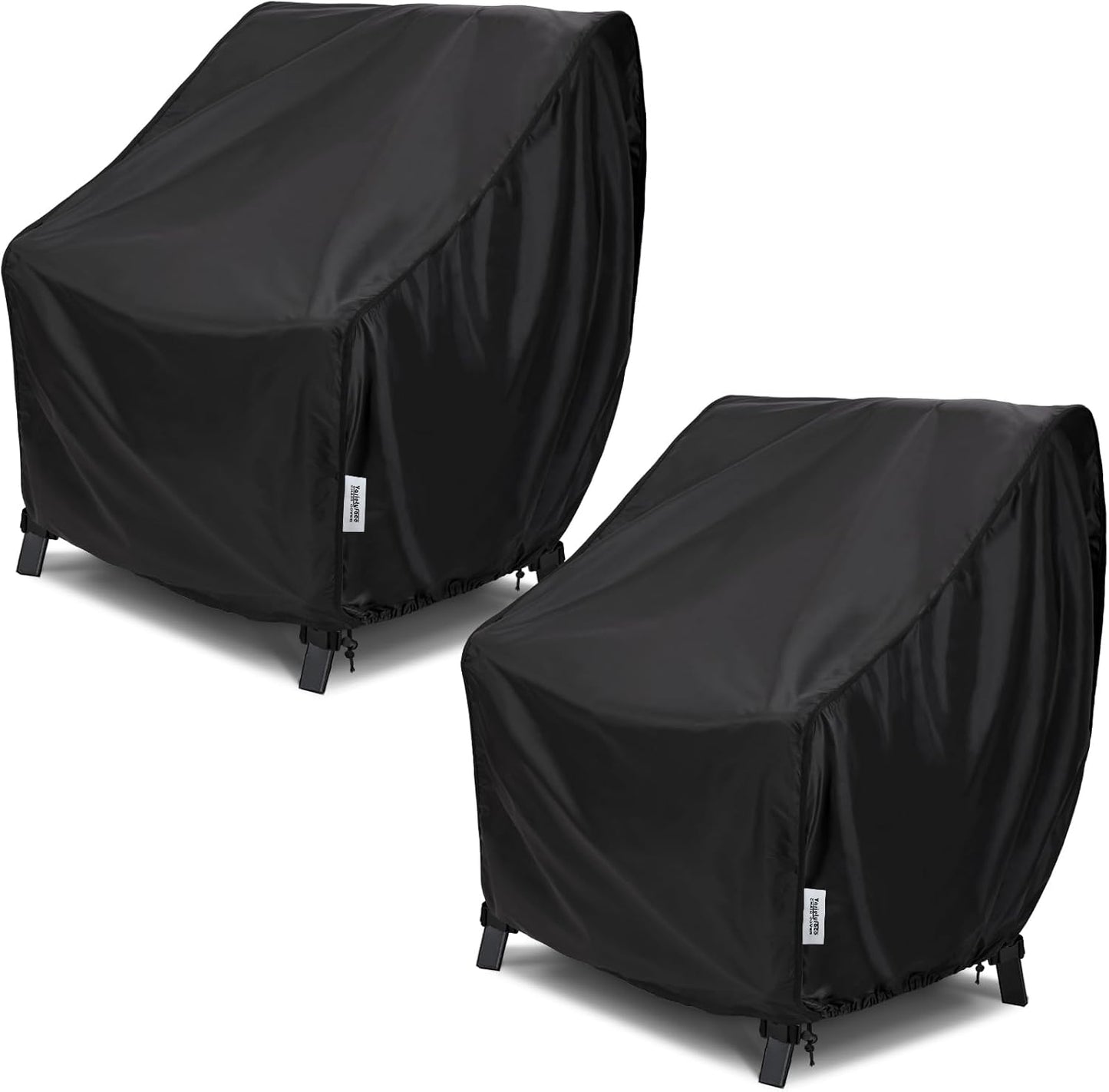 2 Pack Waterproof Patio Chair Covers for All-Weather Protection