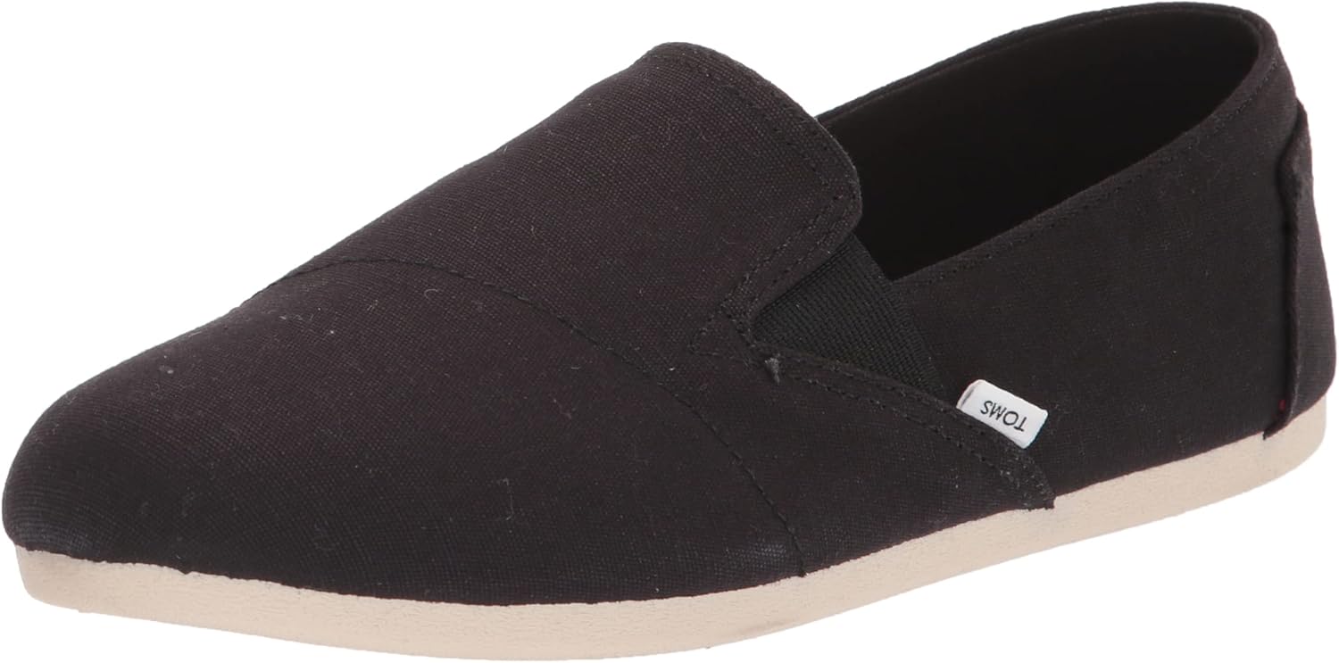 TOMS Womens Redondo Slip On Flats Casual - Lightweight Comfort