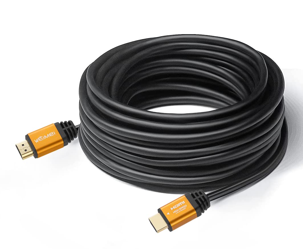 60 Feet 4K HDMI Cable for UHD 2160P with Gold-Plated Connectors