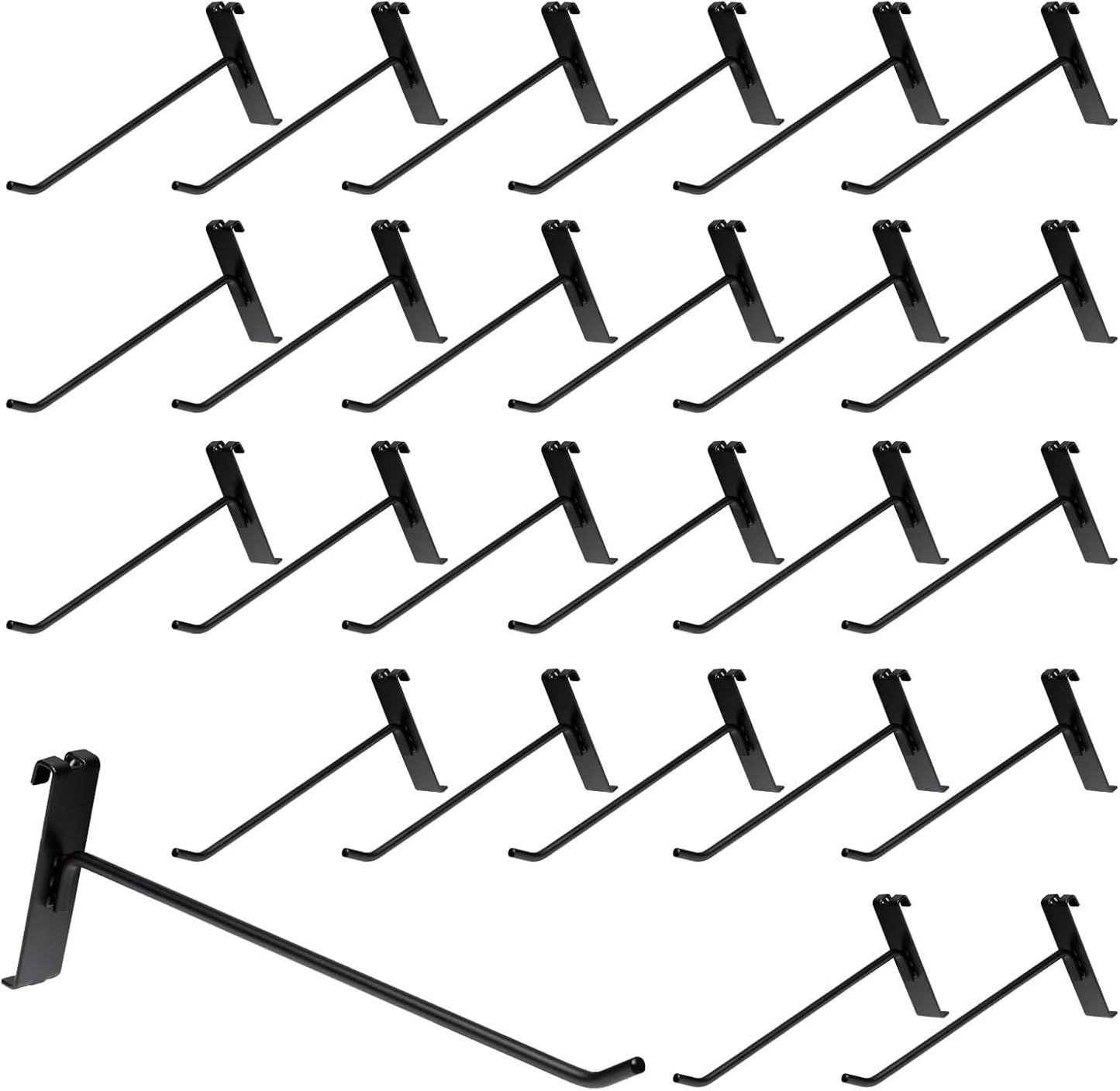 10Inch Gridwall Hooks for Retail Displays and Home Organization