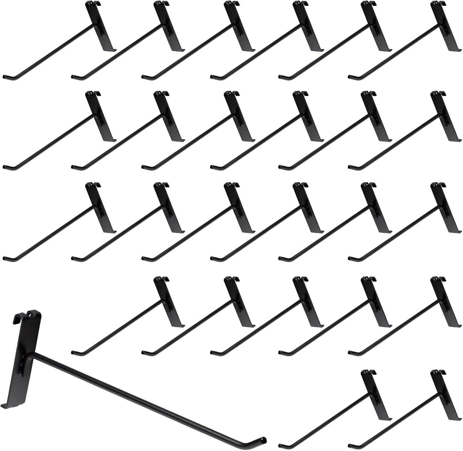 10Inch Gridwall Hooks for Retail Displays and Home Organization