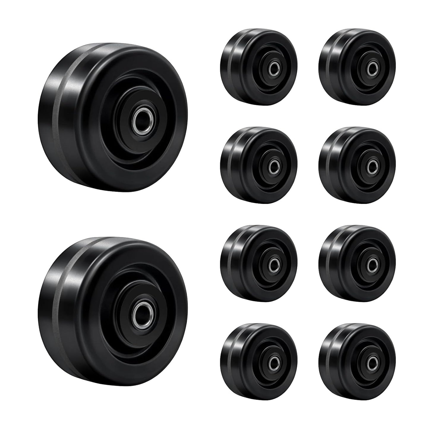 4 Inch Caster Wheels with 900 LB Capacity for Heavy Duty Use