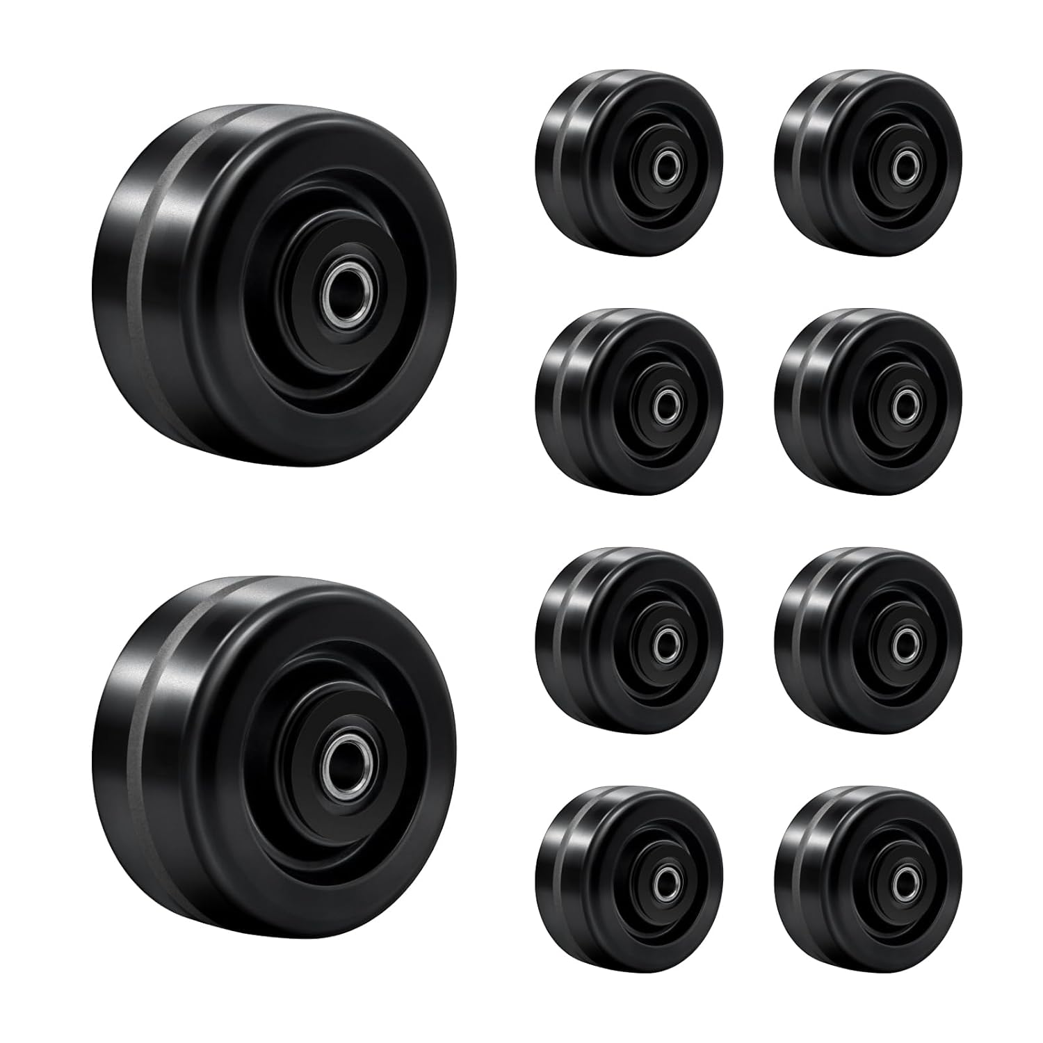 4 Inch Caster Wheels with 900 LB Capacity for Heavy Duty Use