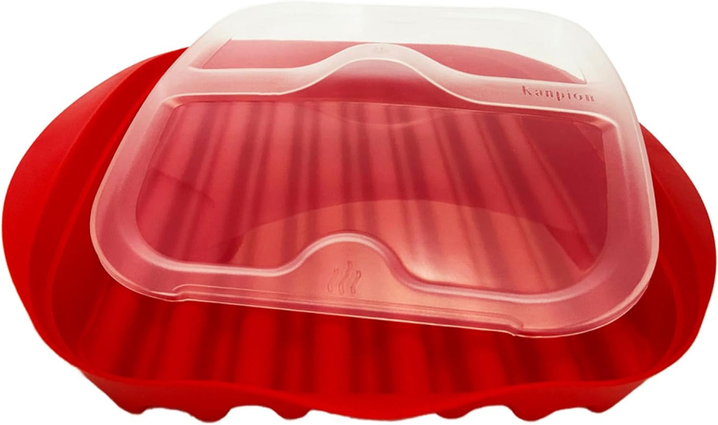 Kanpion Microwave Bacon Tray - Quick & Crispy Bacon!