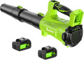 Electric Leaf Blower Cordless 650CFM 280MPH - Dual Batteries