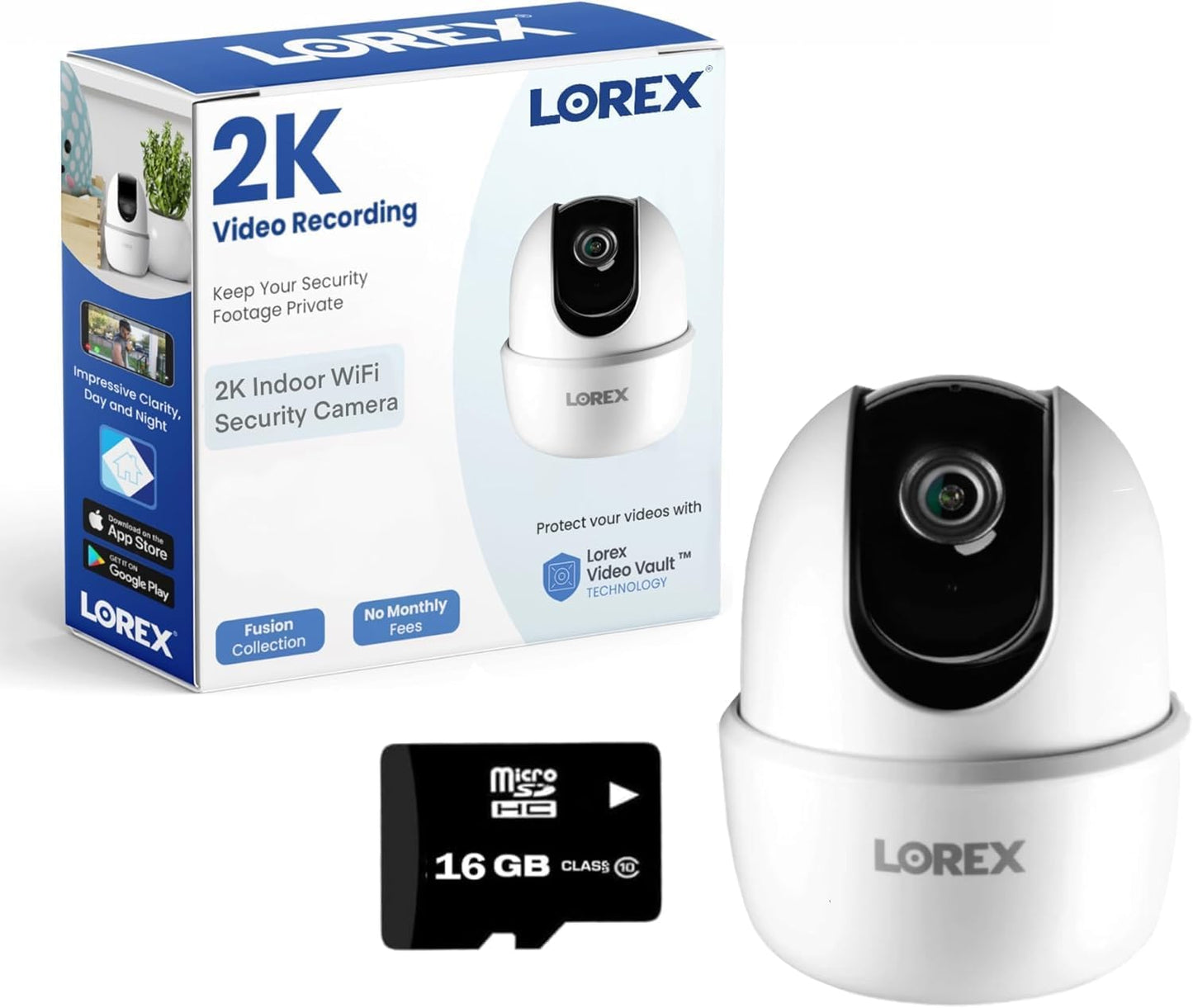 Wireless Smart Security Camera - Person Detection, Privacy Mode & 2-Way Talk