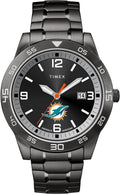 Timex Men's NFL Acclaim Watch - Black 42mm Brass Case