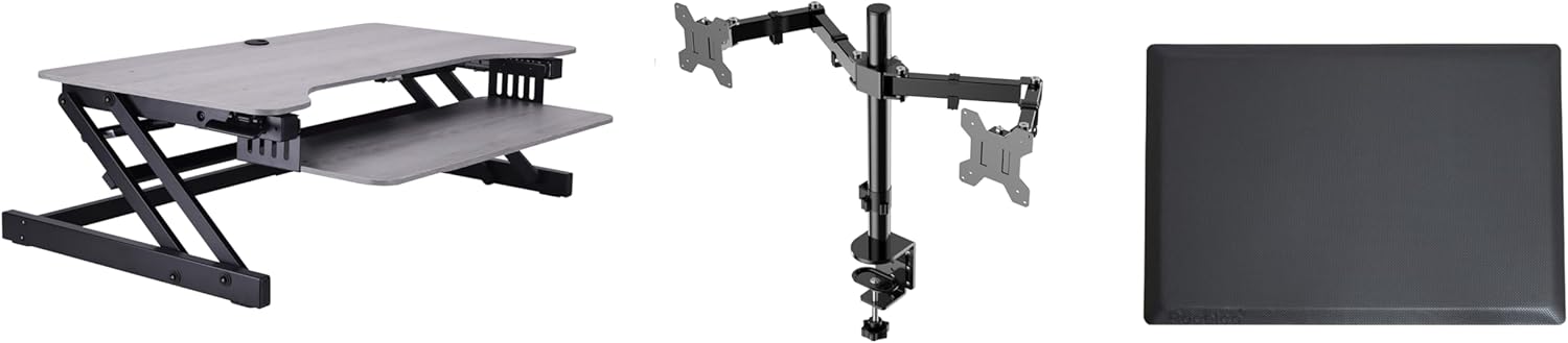 Rocelco 37.5in Height Adjustable Standing Desk Converter Review