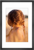 16x24 Picture Frame with Mat for 12x18 Photos - Classic Black