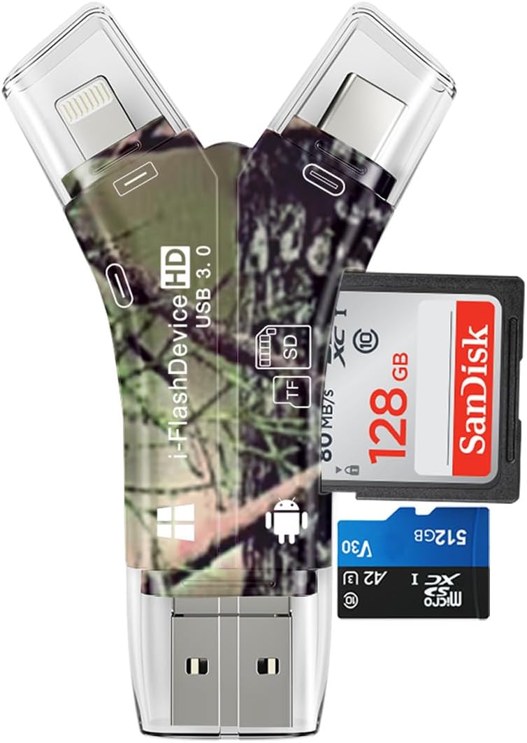 Ultra-Fast MFi Certified Card Reader: 100MB/s Read Speed