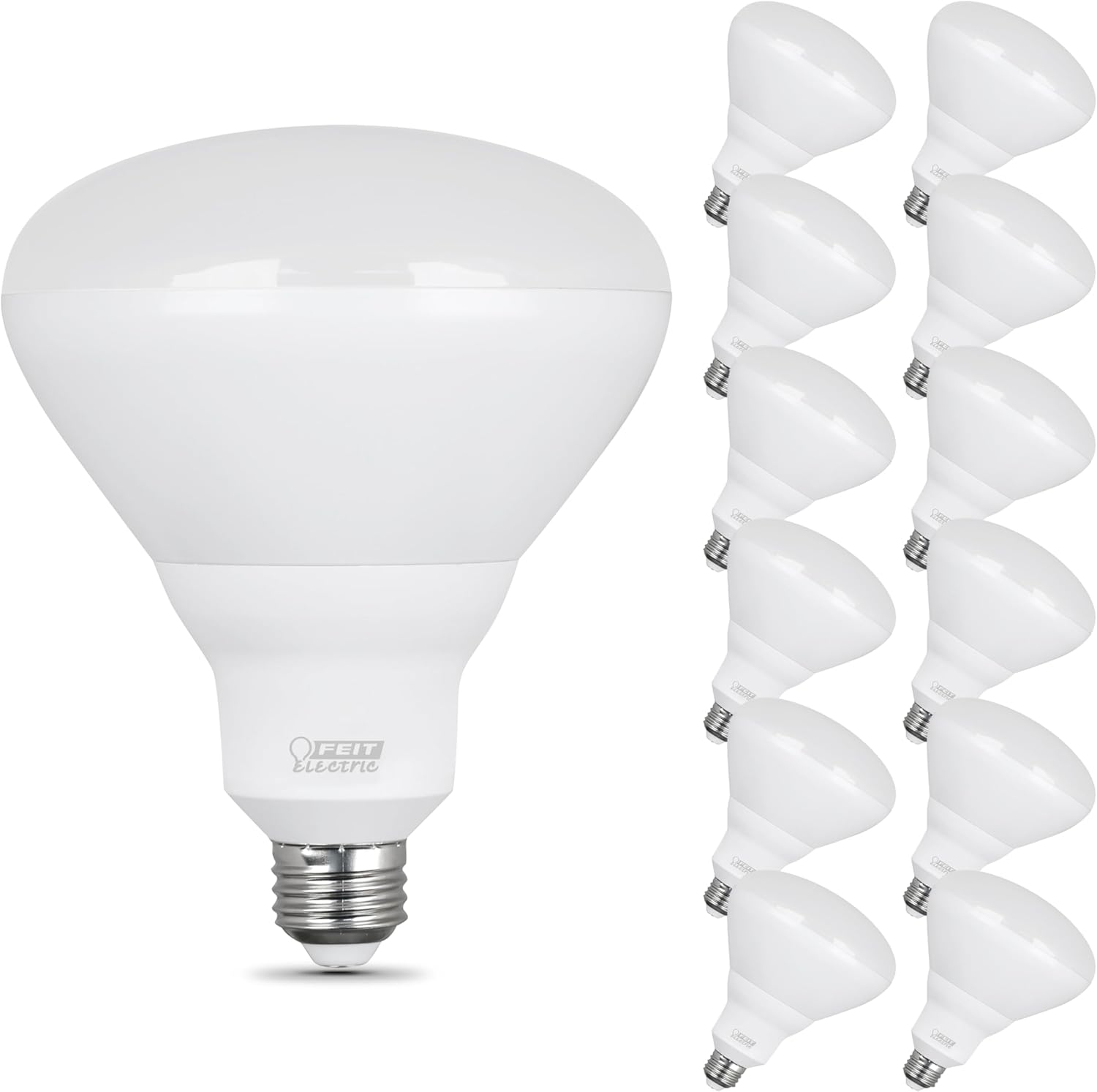 BR40 LED Light Bulbs - Dimmable, Bright White, Energy Saving