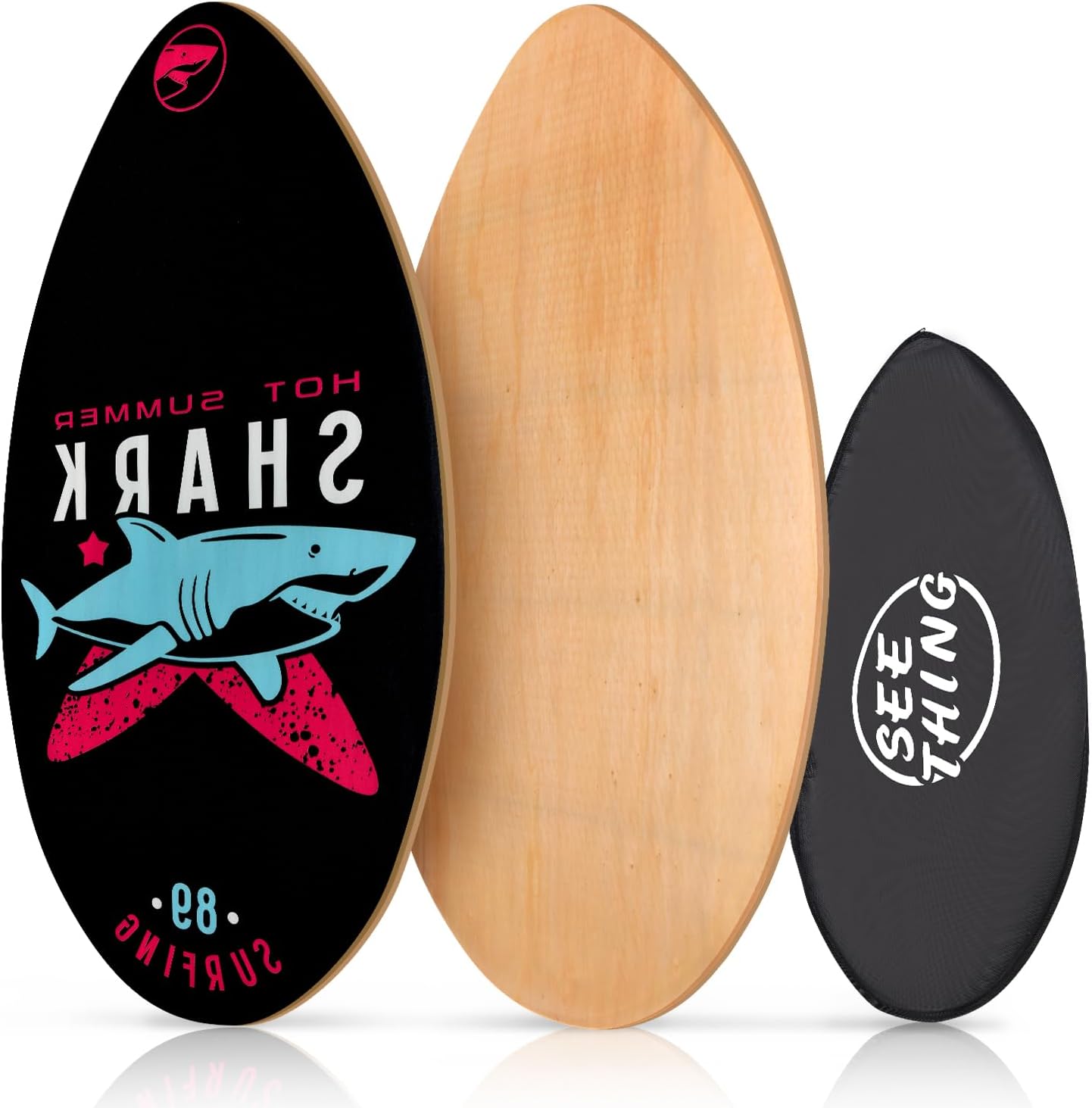 Seething 35 Inch Skimboard for Beginners, Kids, and Adults