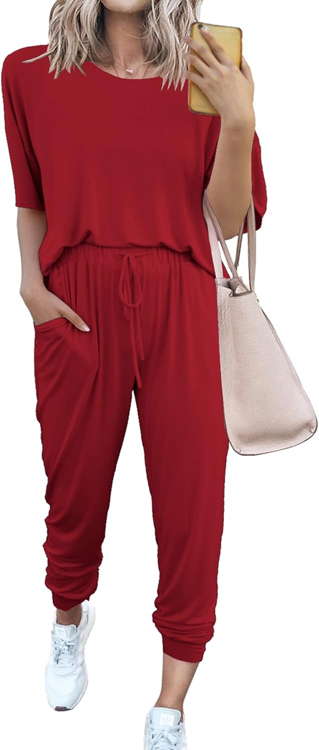 PRETTYGARDEN Women's Two Piece Sets for Summer Travel and Lounge