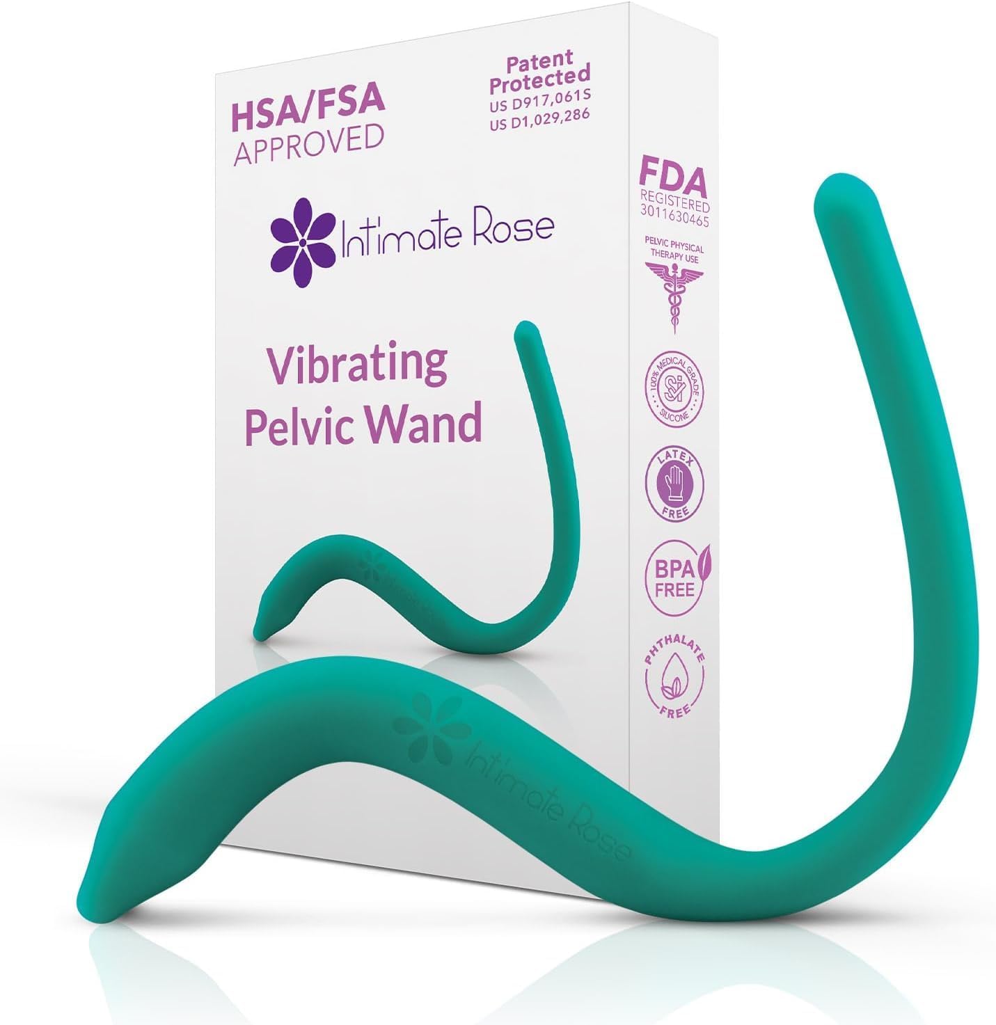 IntimateRose Vibrating Pelvic Wand for Pain Relief and Therapy
