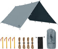 FREE SOLDIER Camping Tarp Waterproof Portable Backpacking Shelter