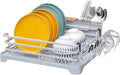 BRIAN & DANY Aluminum Dish Drying Rack - Rust Free Counter Drainer