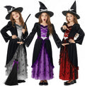 Morph Witch Costume Kids - Cute Gray Velour Witch Dress for Girls