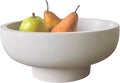 Concrete Fruit Bowl for Kitchen Counter - Large Modern Pedestal Bowl